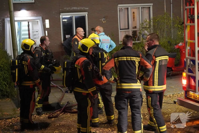 Bewoner gered na brand op tweede etage