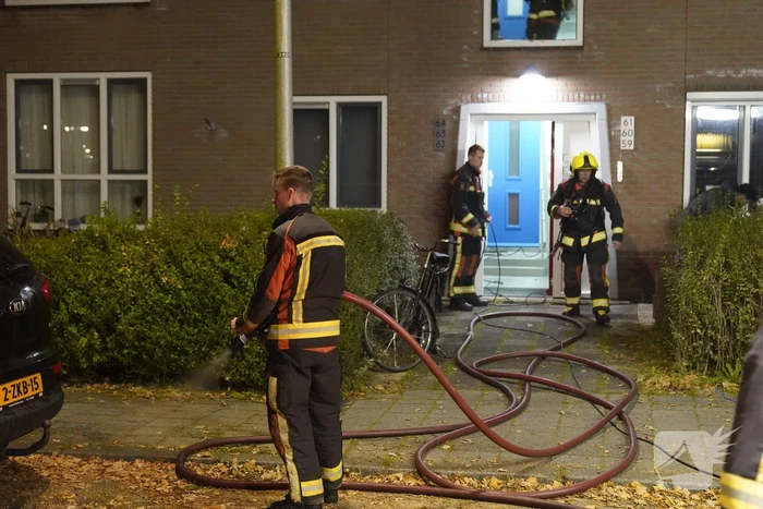 Bewoner gered na brand op tweede etage
