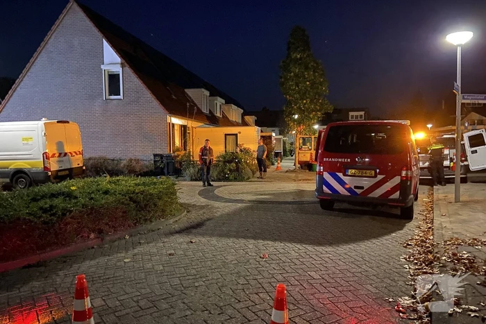 Straat afgesloten na gaslekkage
