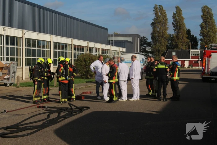Bedrijfspand ontruimt door chemische reactie