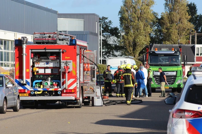 Bedrijfspand ontruimt door chemische reactie