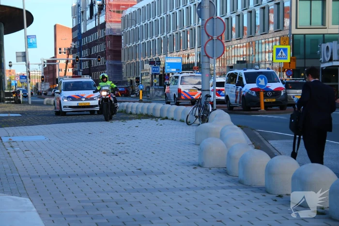 Kortstondige demonstratie bij ING kantoor