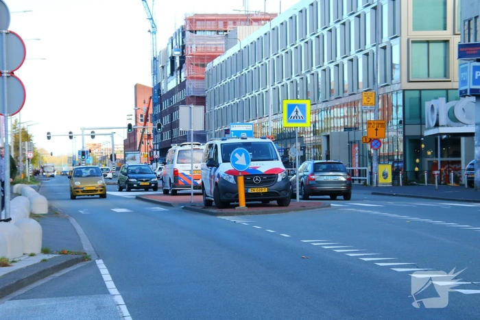Kortstondige demonstratie bij ING kantoor