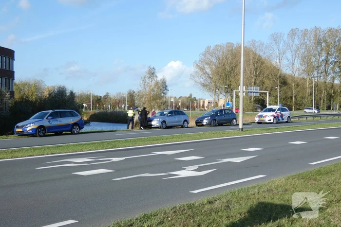 Materiele schade bij kop-staart aanrijding