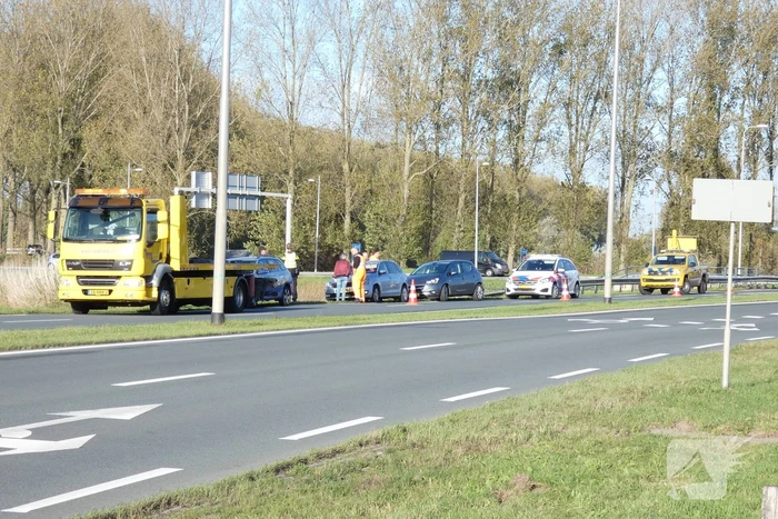 Materiele schade bij kop-staart aanrijding