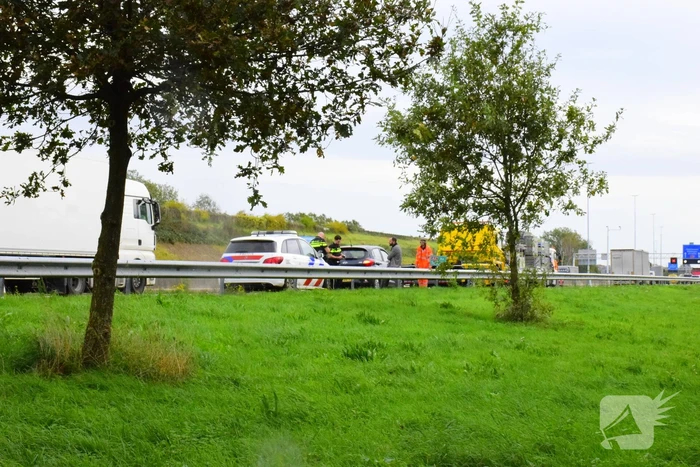 Flinke file door eenzijdig ongeval