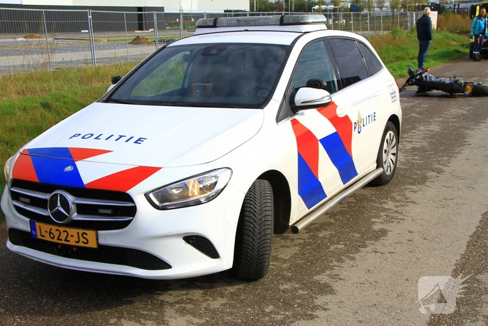 Bestuurder crossmotor gewond na val