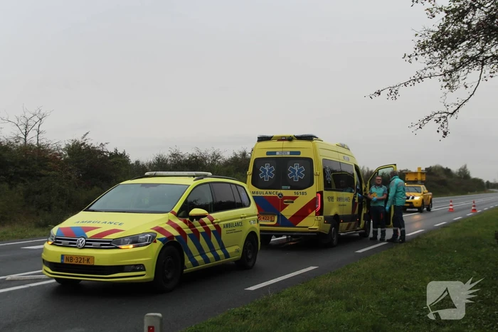 Aanrijding tussen vier voertuigen