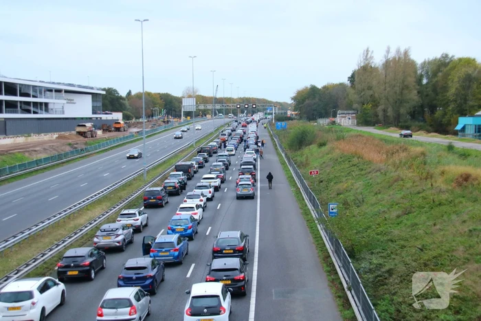 Flinke file na storing Schipholbrug