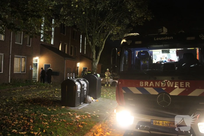Brandweer ingezet voor rokende wasmachine