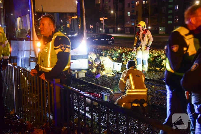 Ernstige aanrijding tussen persoon en tram
