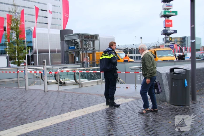 Veel rookontwikkeling op metrostation