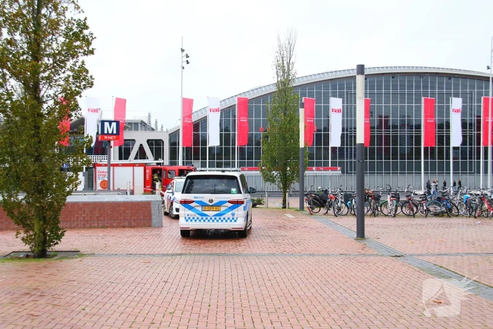 Veel rookontwikkeling op metrostation