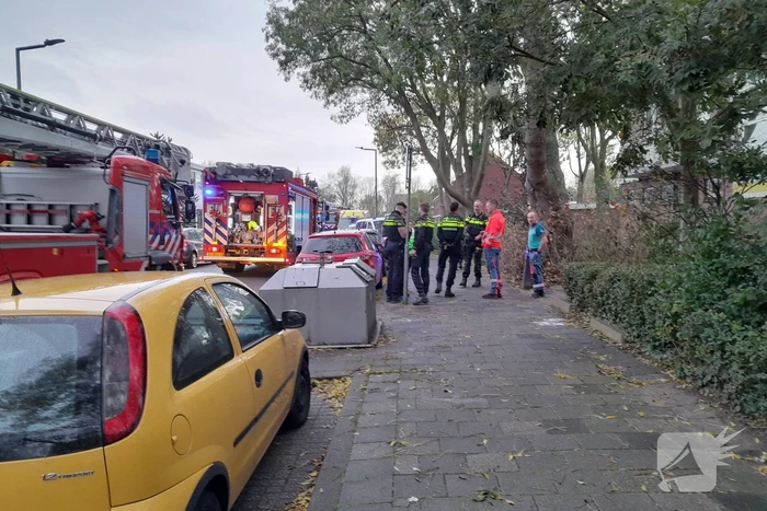Vuurwerk in pand gegooid
