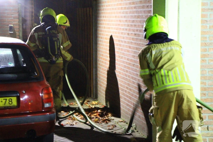 Elektrische fiets vat vlam in schuur van woning