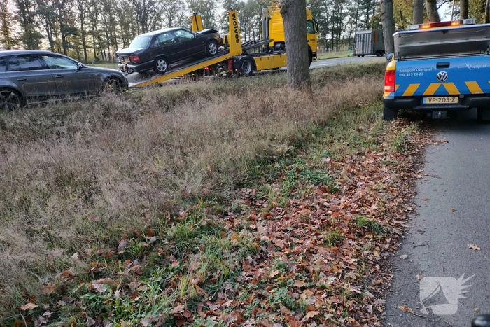 Veel schade na kop-staart aanrijding