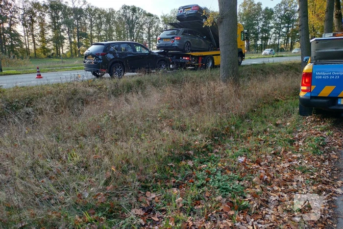 Veel schade na kop-staart aanrijding