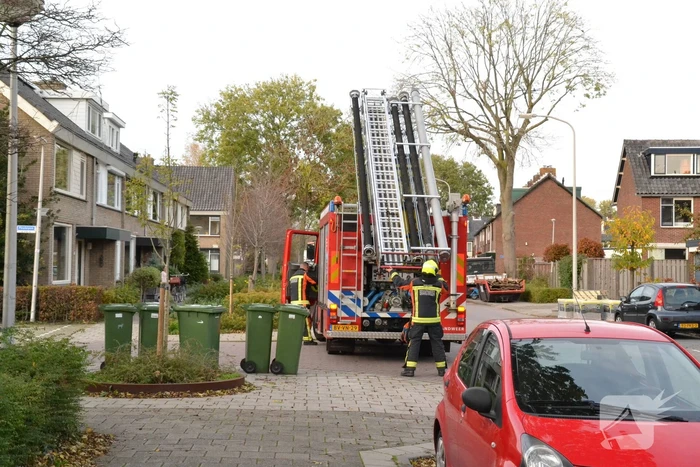 Gevaarlijk hangende tak verwijderd