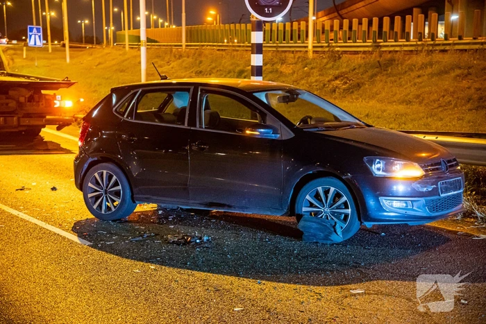 Veel schade na flinke aanrijding