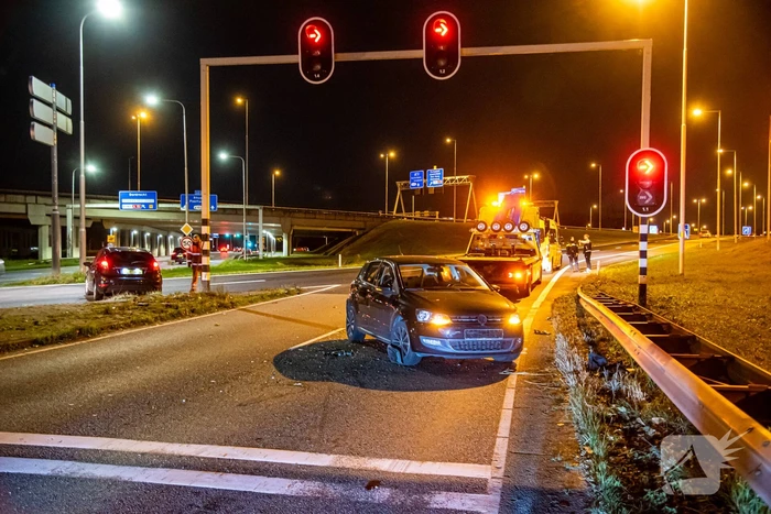 Veel schade na flinke aanrijding