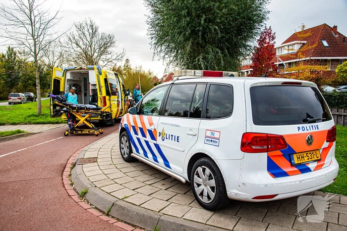 Vrouw met scootmobiel te water geraakt