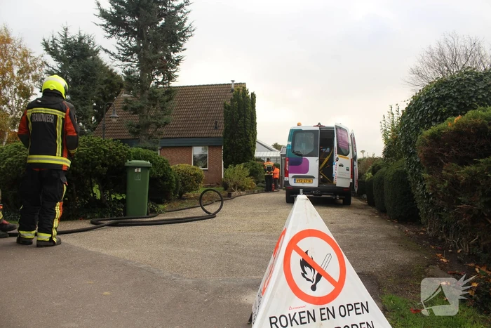 Gasleiding geraakt bij aanleg glasvezel