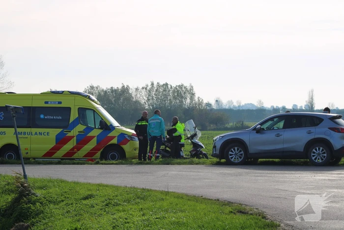 Gewonde bij aanrijding met scooter