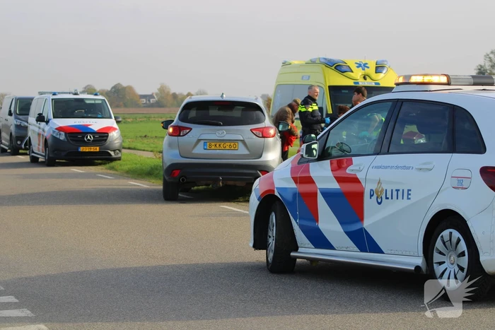 Gewonde bij aanrijding met scooter