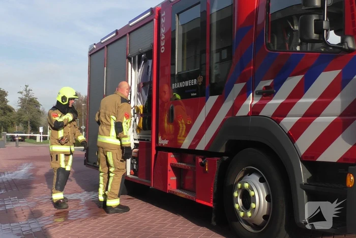 Hevige rookontwikkeling bij autobrand