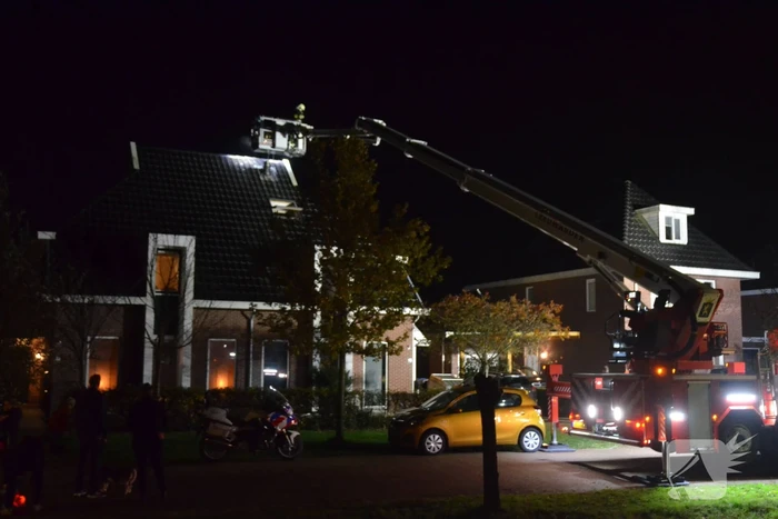 Brandweer ingezet bij brand in schoorsteen