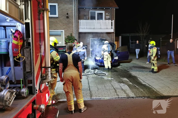 Schade aan auto na brand