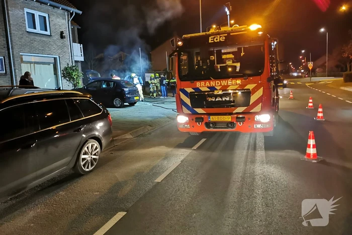 Schade aan auto na brand