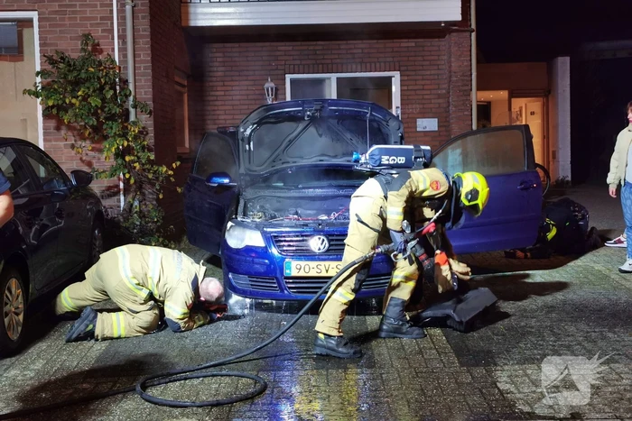 Schade aan auto na brand