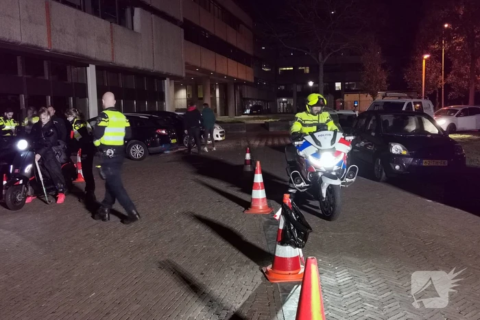 Grote verkeerscontrole in het centrum