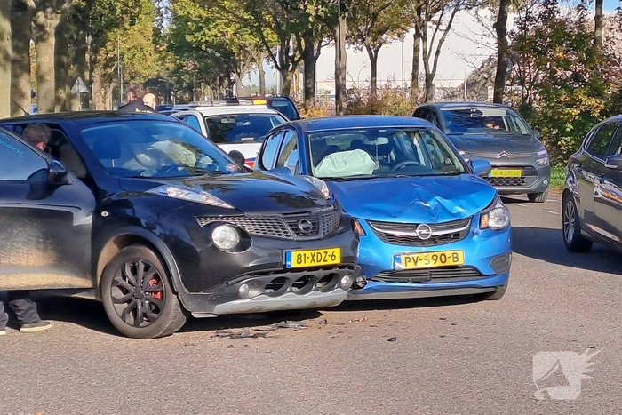 Schade bij ongeval op kruising