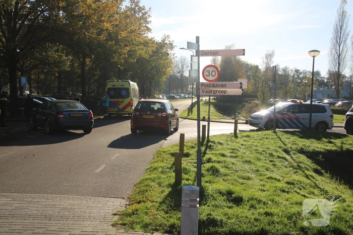 Fietser gewond bij botsing