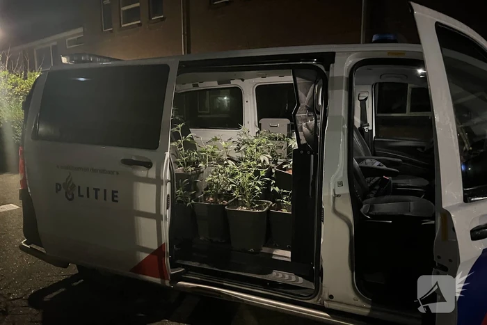 Wietkwekerij ontdekt na brand in schuur van woning