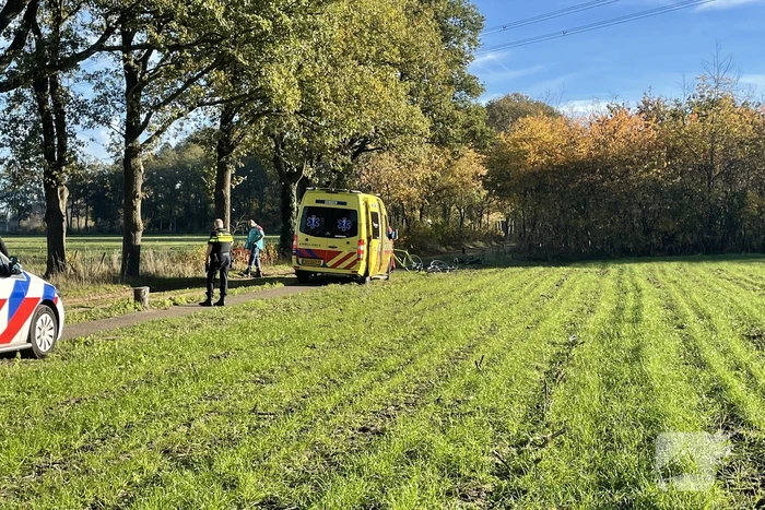Wielrenner gewond bij botsing