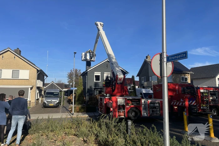 Schoorsteenbrand snel onder controle