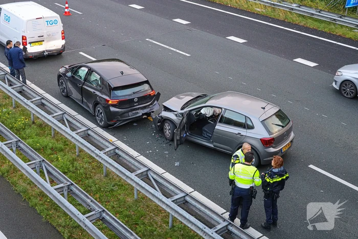 Meerdere voertuigen betrokken bij kettingbotsing