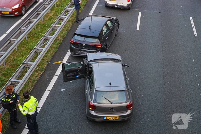 Meerdere voertuigen betrokken bij kettingbotsing