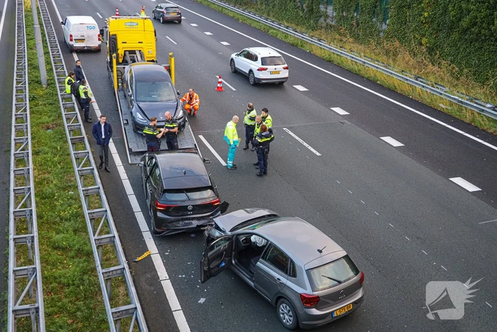 Meerdere voertuigen betrokken bij kettingbotsing