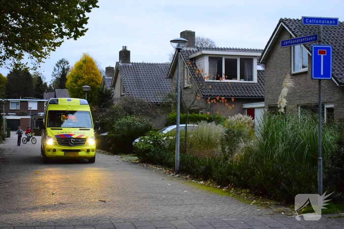 Traumahelikopter landt voor incident in woning