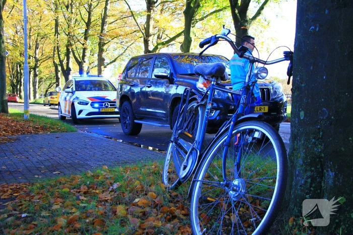 Fietser gewond bij botsing met auto