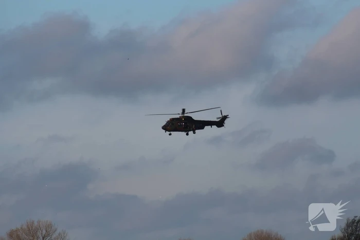 Militaire oefening op vliegbasis Valkenburg