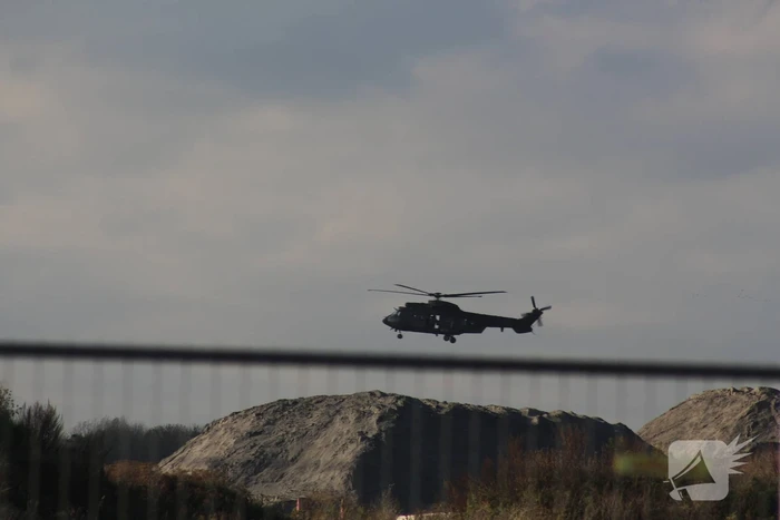 Militaire oefening op vliegbasis Valkenburg