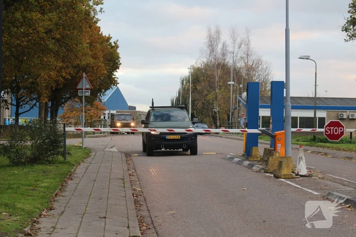 Militaire oefening op vliegbasis Valkenburg