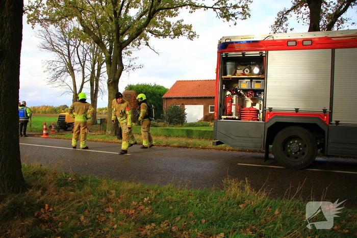 Gaslekkage ontstaan bij woning