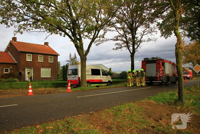 Gaslekkage ontstaan bij woning