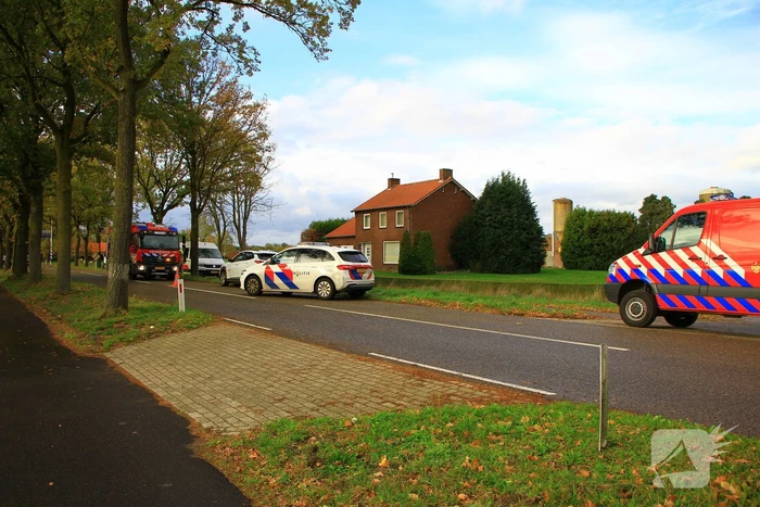 Gaslekkage ontstaan bij woning